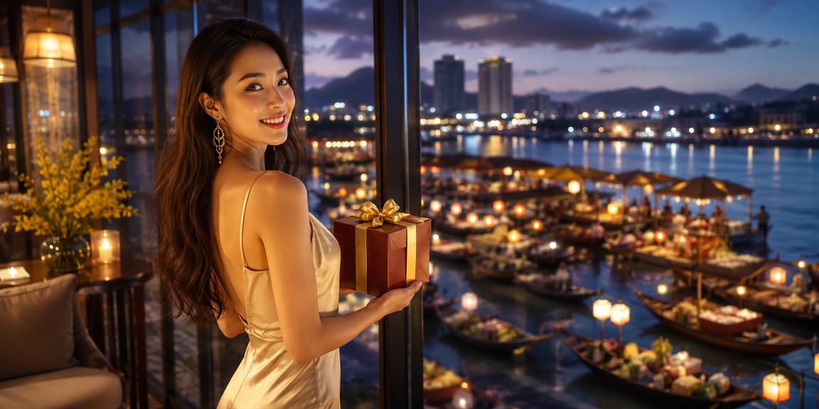 Người chơi ban cá trực tuyến tại bờ biển Quy Nhơn buổi tối